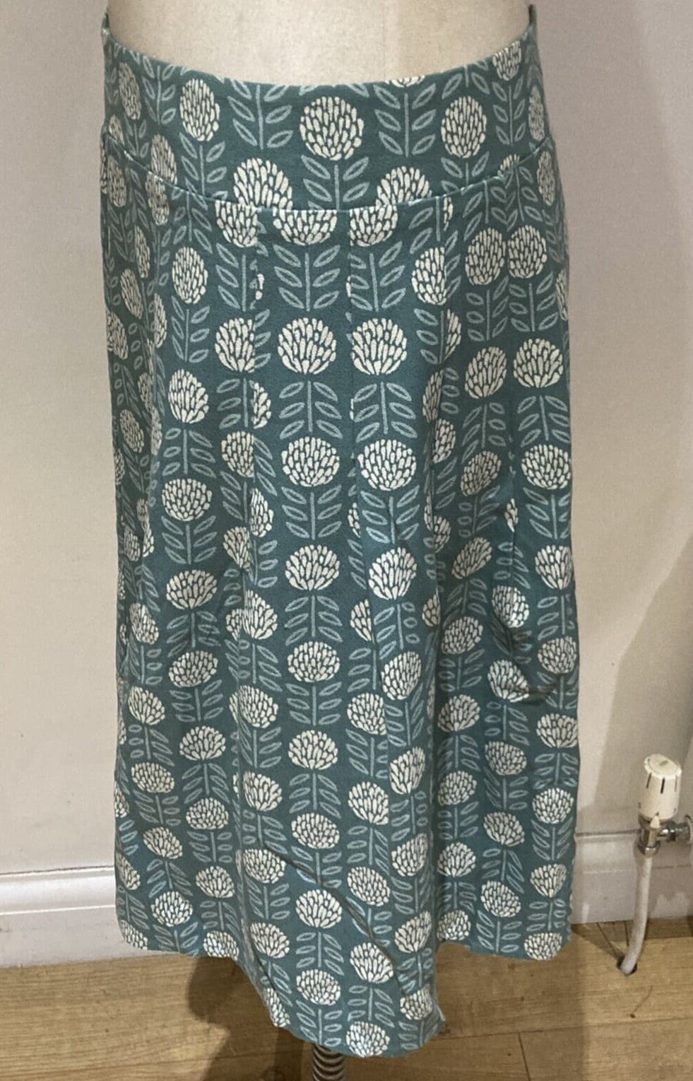 Seasalt  "Morish's Beach Skirt" Cotton Crepe Lined Floral Skirt Size 10 UK, BNWT