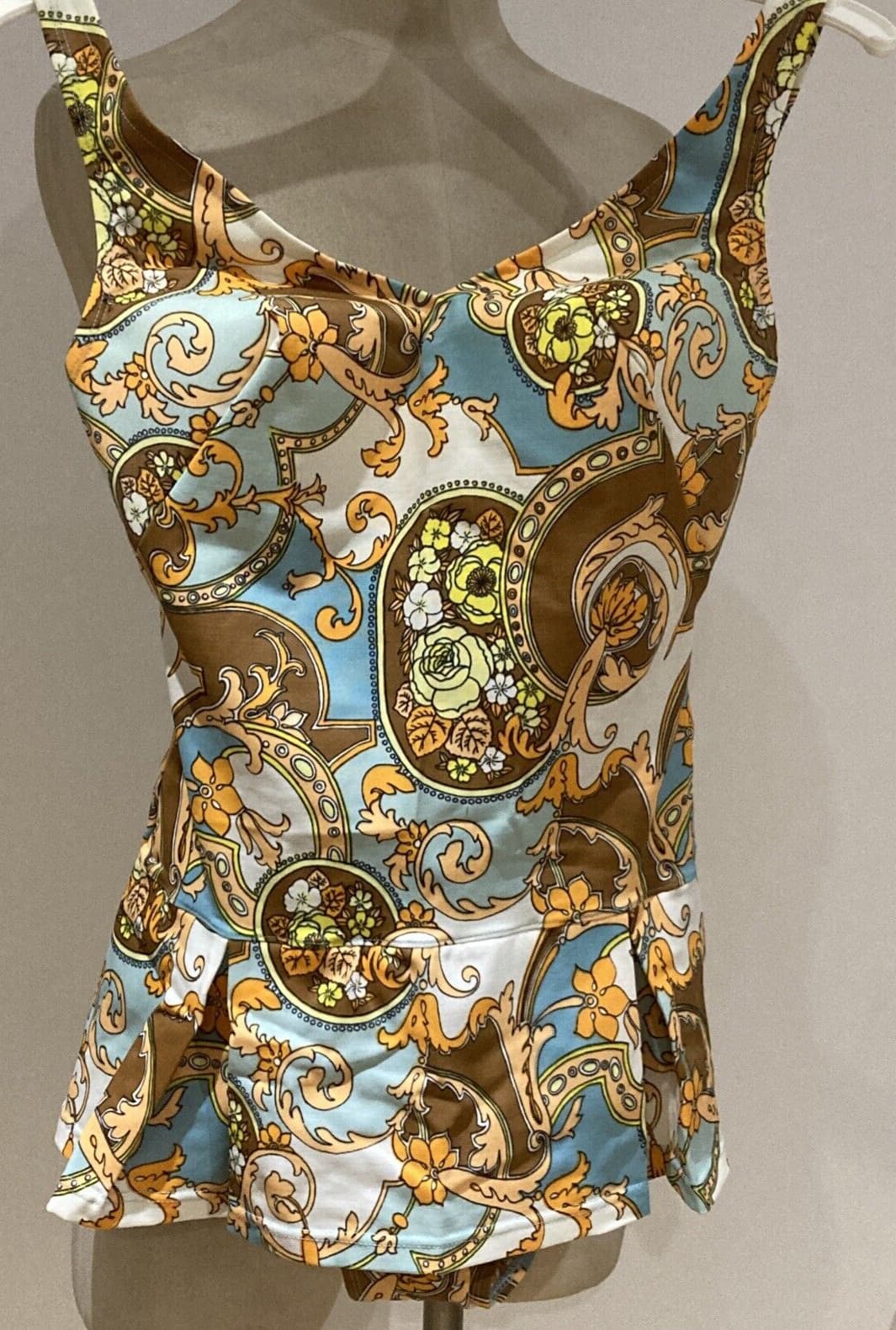 Vintage 1970s  St Michael Swimming Costume, 38" Bust, Size 16 UK BNWT