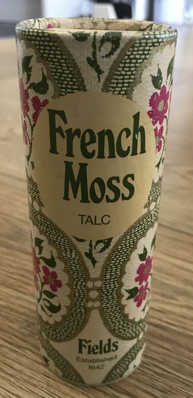  VINTAGE RARE FRENCH MOSS TALCUM POWDER, 90G