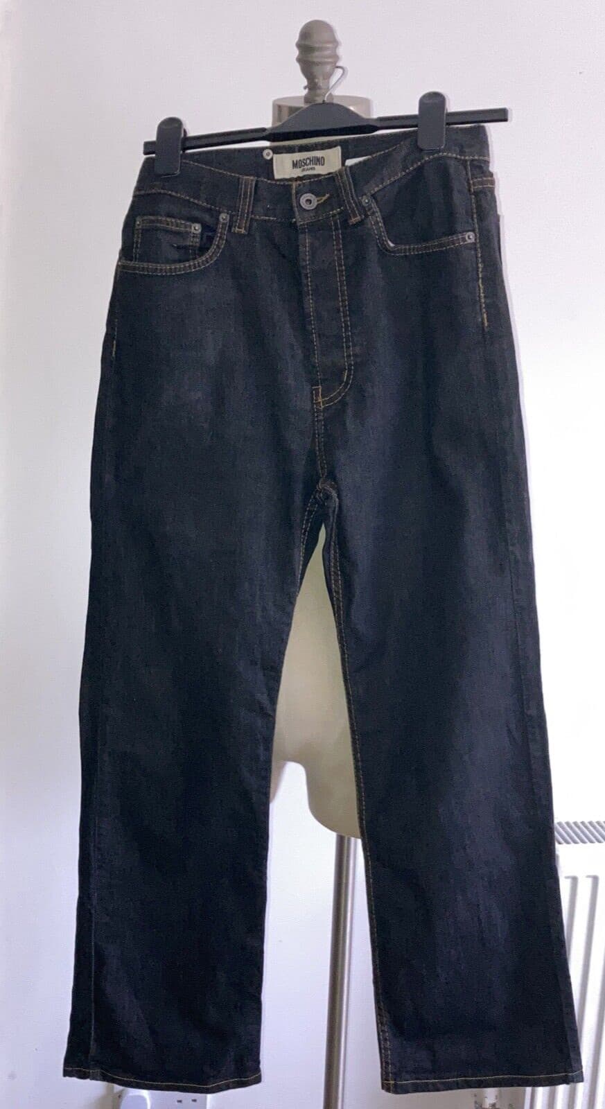 MOSCHINO VINTAGE DARK BLUE VINTAGE JEANS - SIZE 30