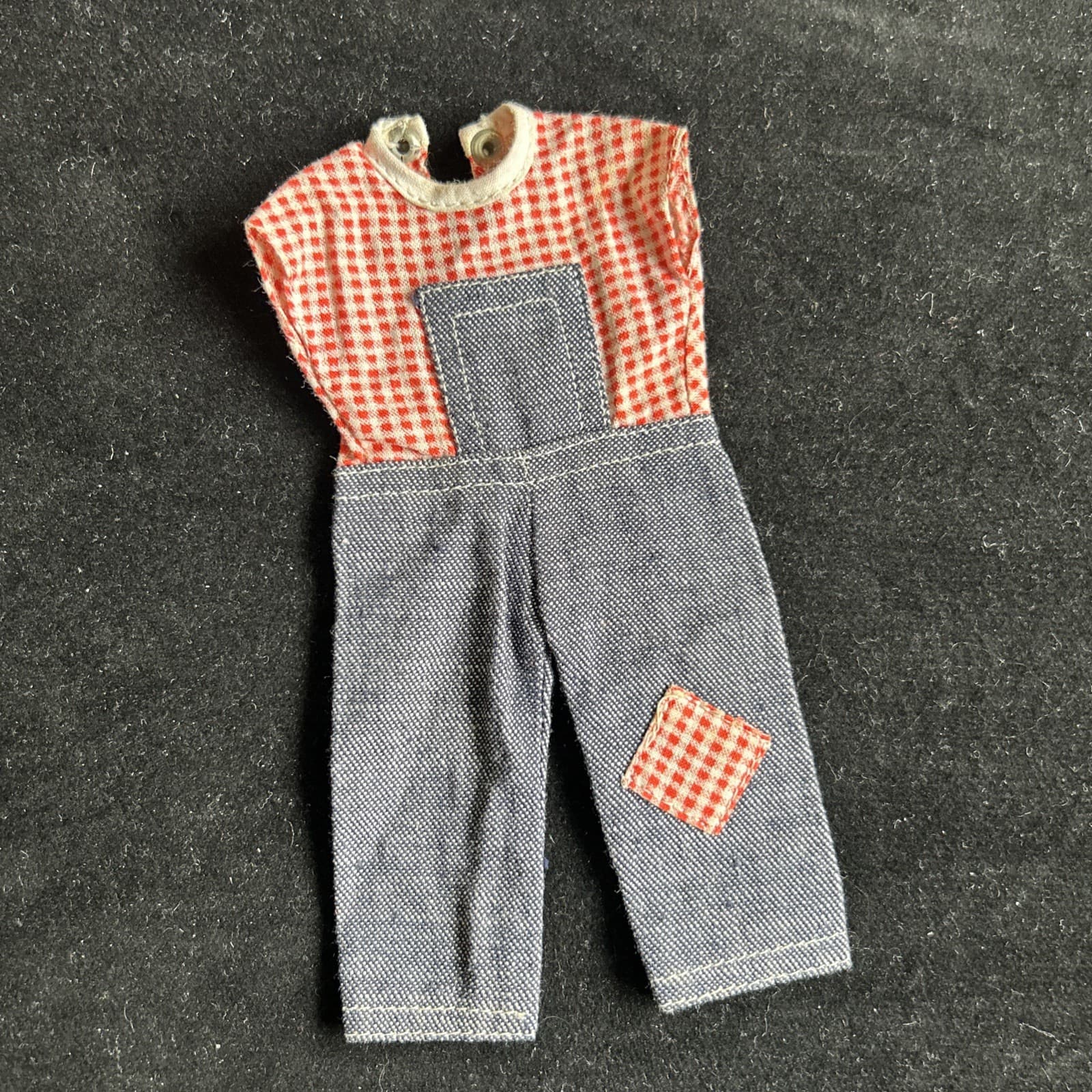 PEDIGREE SINDY SISTER PATCH DOLL DUNGAREES 1960s