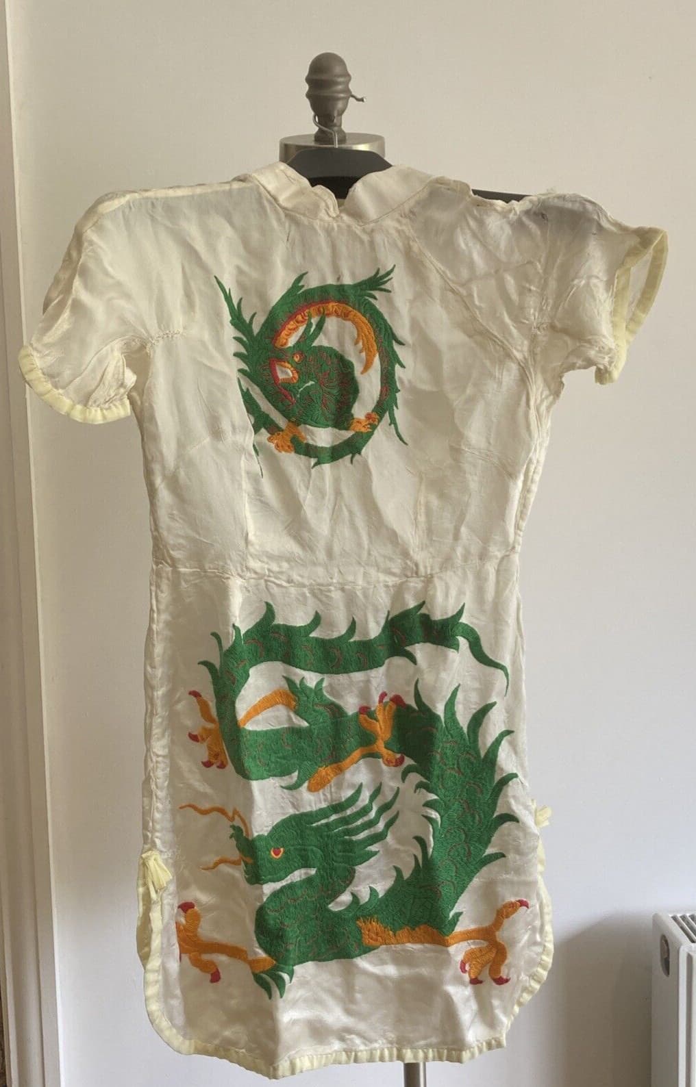 Antique Chinese Style Dress/Theatre Costume, circa 1915, 16" pit to pit, TLC