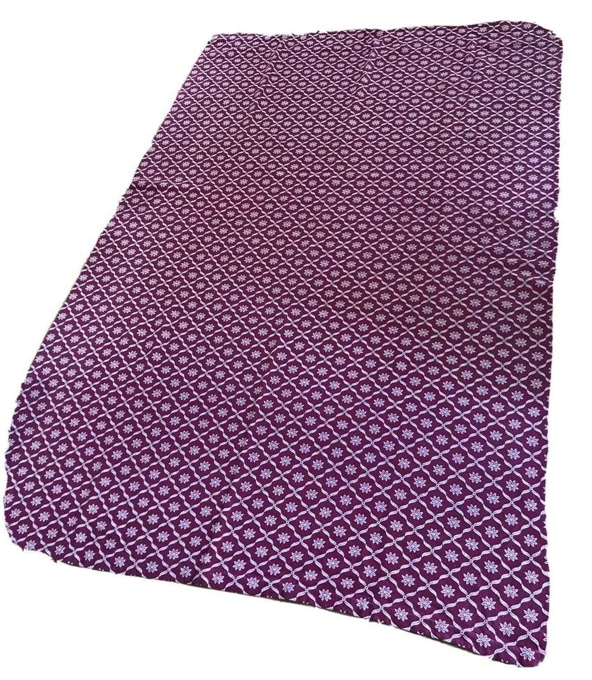 Vintage  Red Barkcloth  Curtains - Mid-century  Original