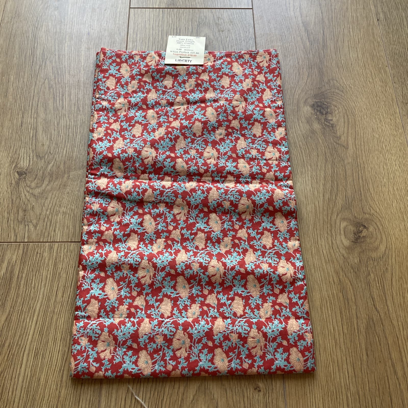 Liberty Tana Lawn Dress Length Floral Fabric - 100% Cotton, Imperfect