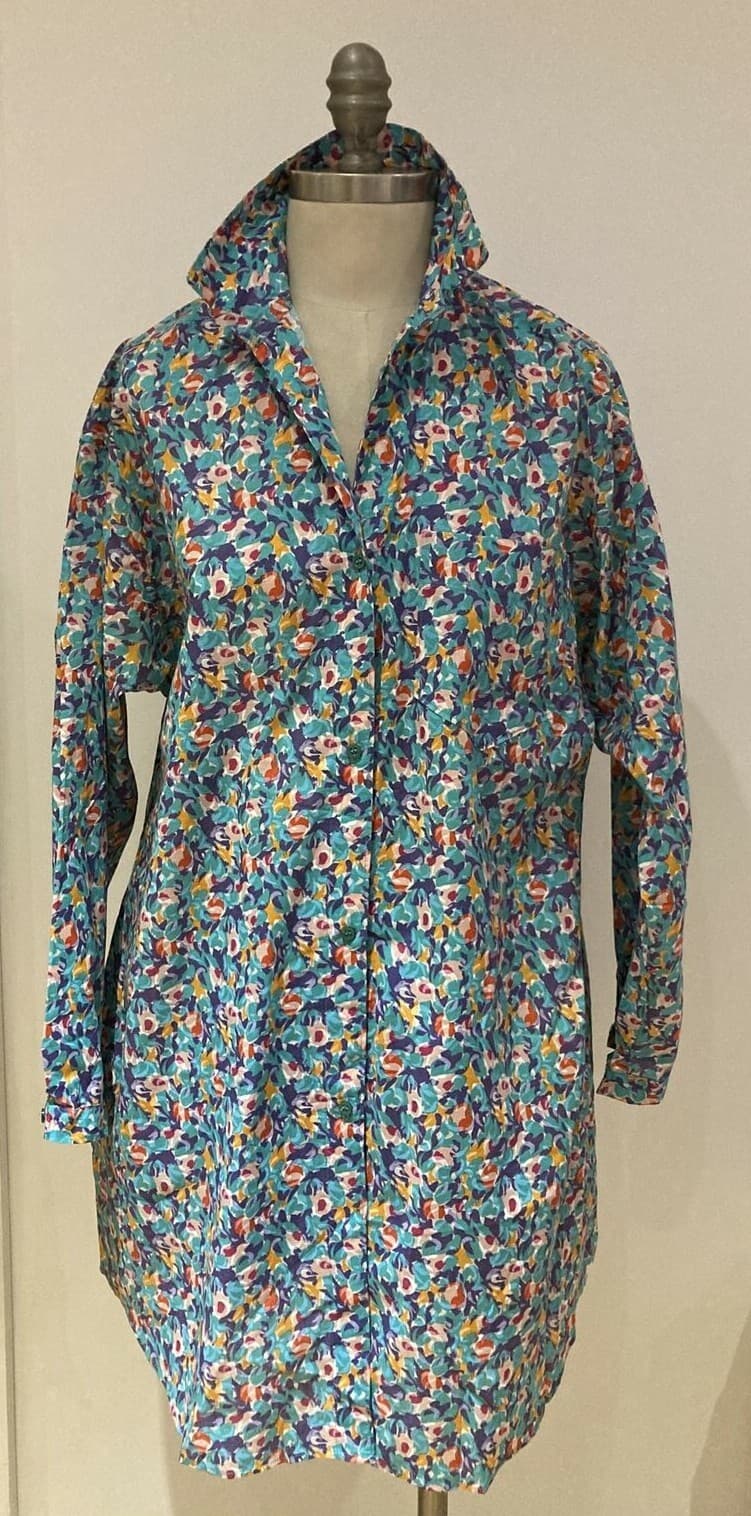 1990s Vintage St Michael Nightshirt/Negligee & Matching Shorts, Size 10-12 UK