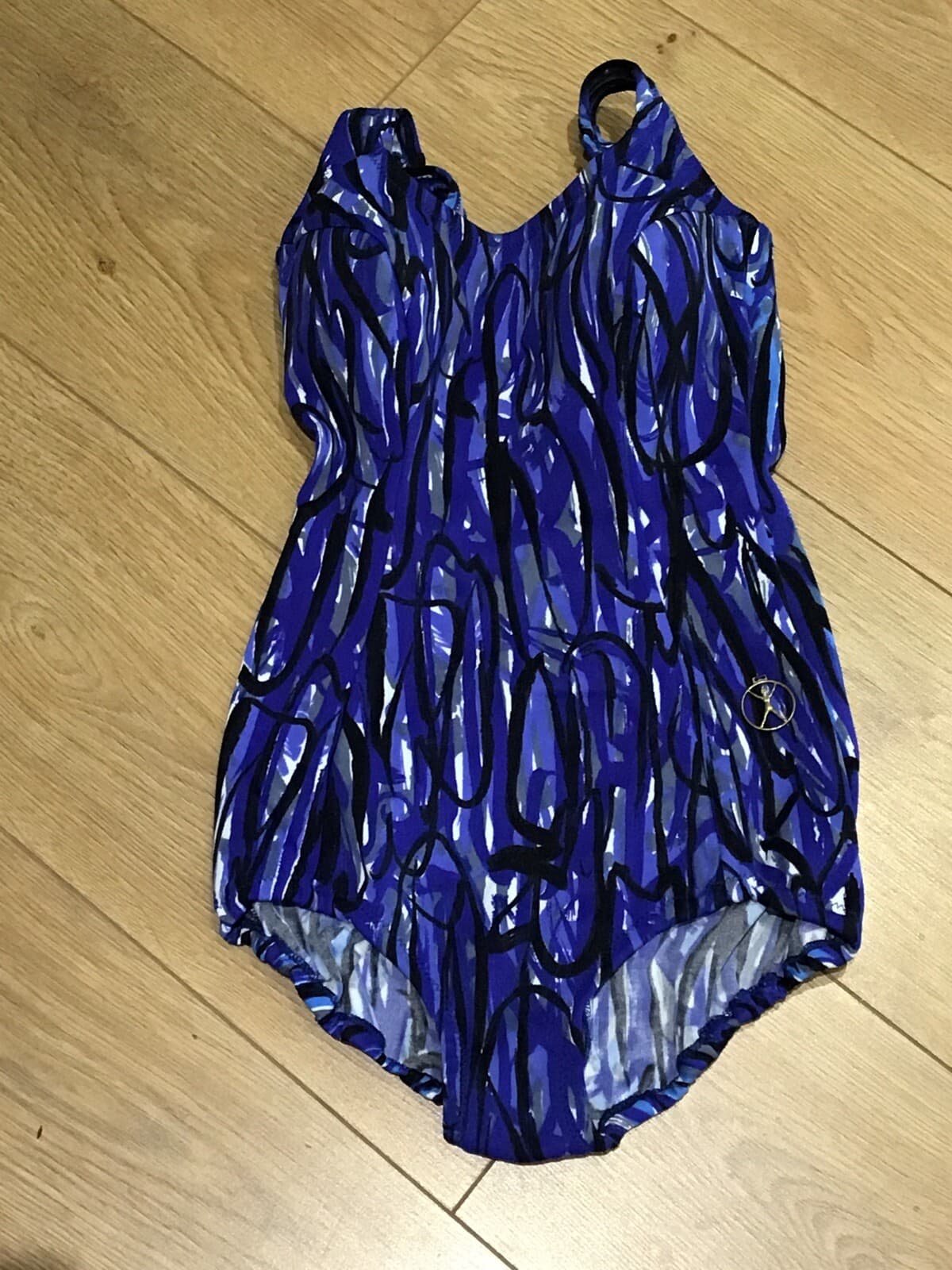 Vintage 60s/70s Silhouette "Ariadne" SwimmingCostume with Bra Cups, Size 34