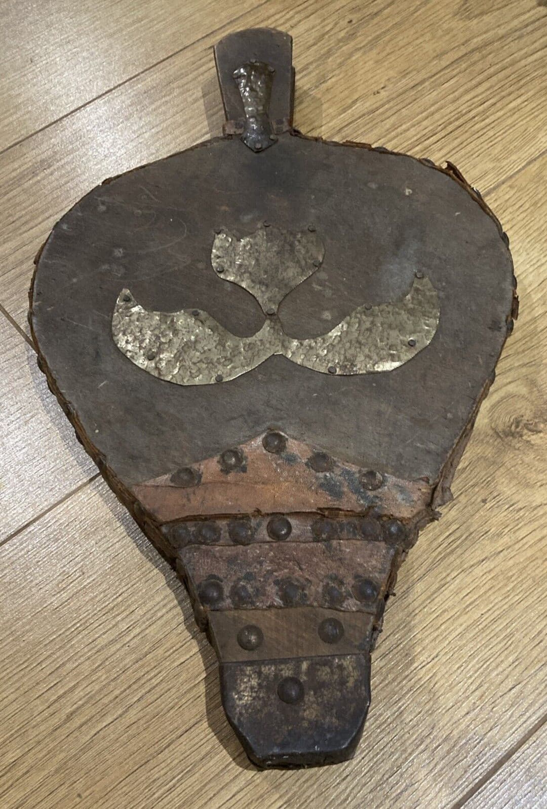 Antique Fireplace Leather Bellows, Arts & Crafts?