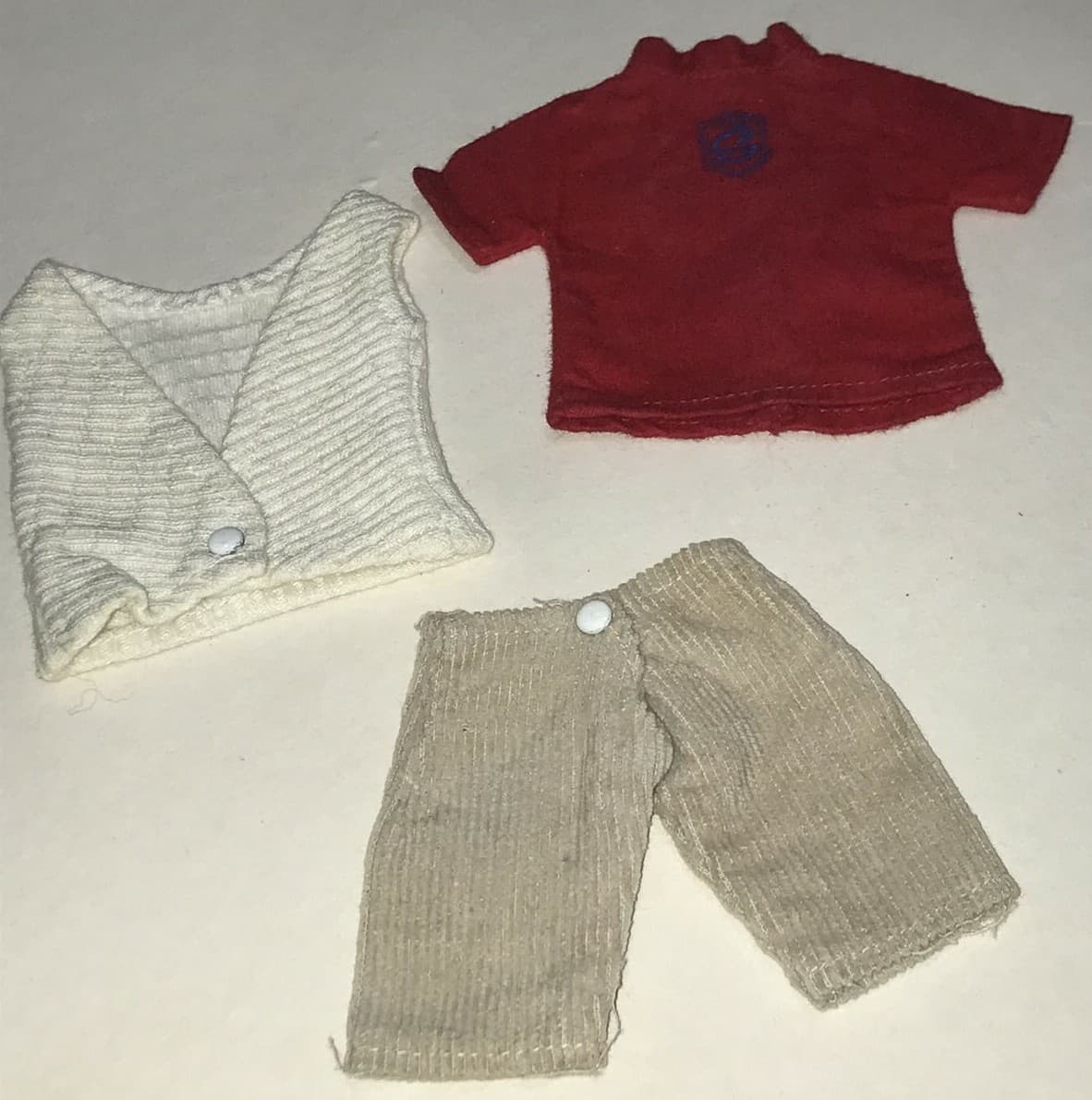 Rare Vintage Sindy Bowling Outfit 1960s, Three Pieces