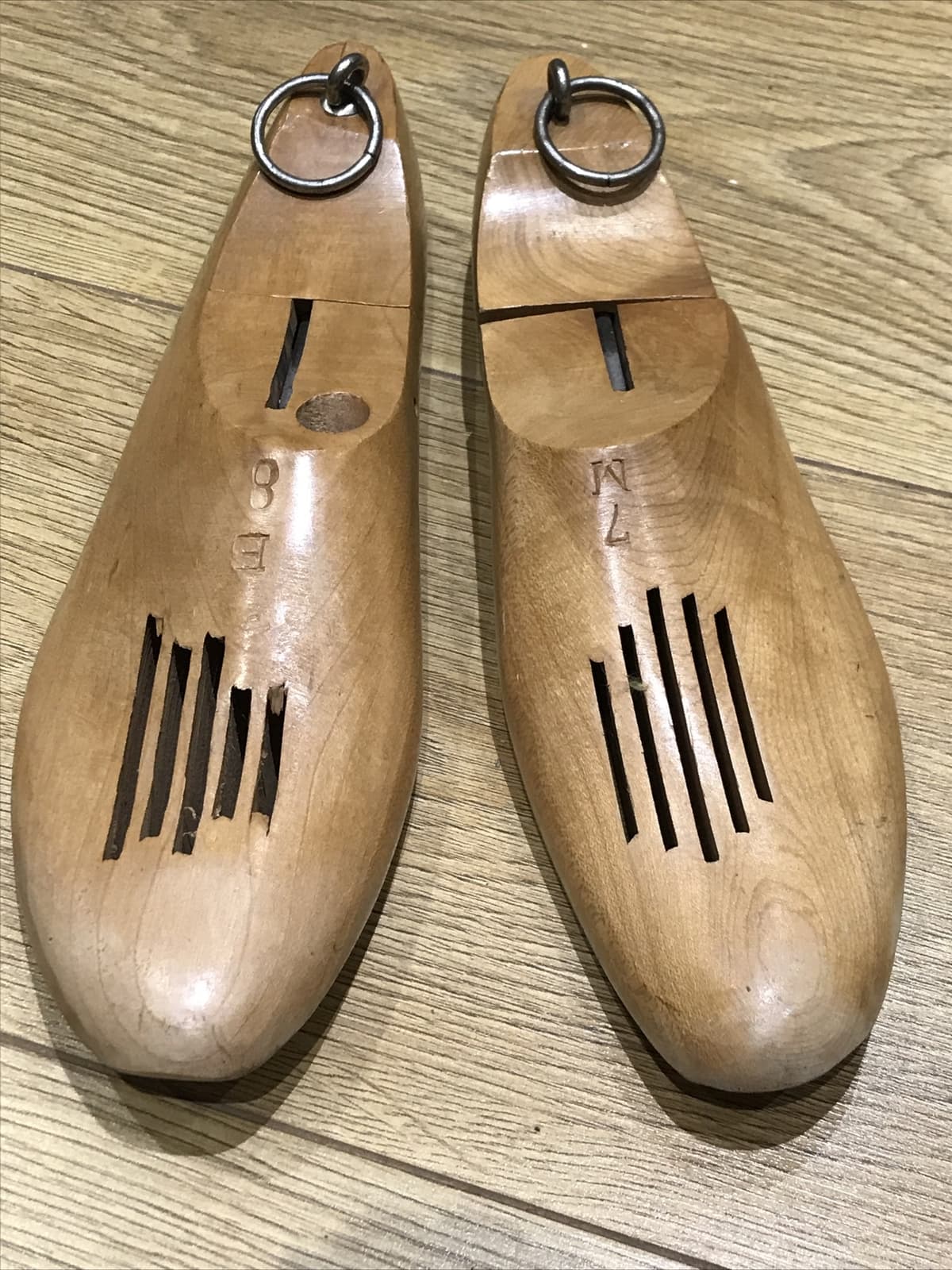 Vintage Wooden Shoe Trees/Shapers x 2